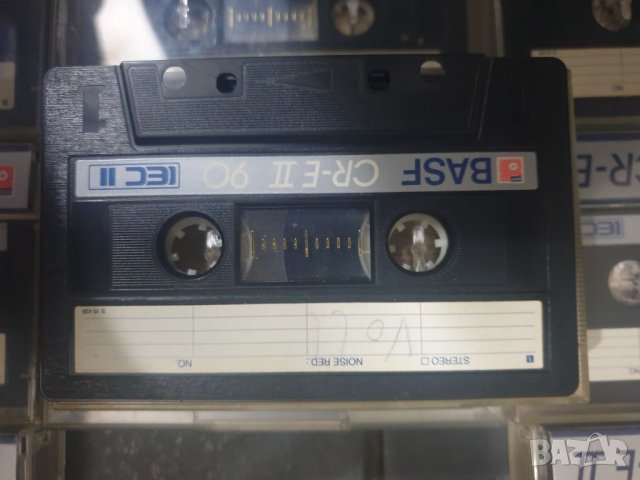 Лот от 10бр хромдиоксидни аудиокасети BASF CR-E II 90 Всички за 70лв., снимка 3 - Аудио касети - 40661455