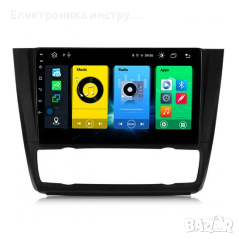 Android мултимедия GPS навигация CarPlay Android Auto + Камера – за BMW 1 Series E81 E82 E87 E88 , снимка 6 - Аксесоари и консумативи - 53927951