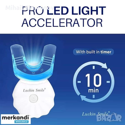 Комплект за избелване на зъби, нечувствителни комплекти за избелване на зъби с професионална 5X LED , снимка 6 - Други - 52877554