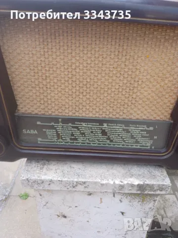 Лампово радио SABA TRIBERG GF52.работи., снимка 7 - Радиокасетофони, транзистори - 50287980