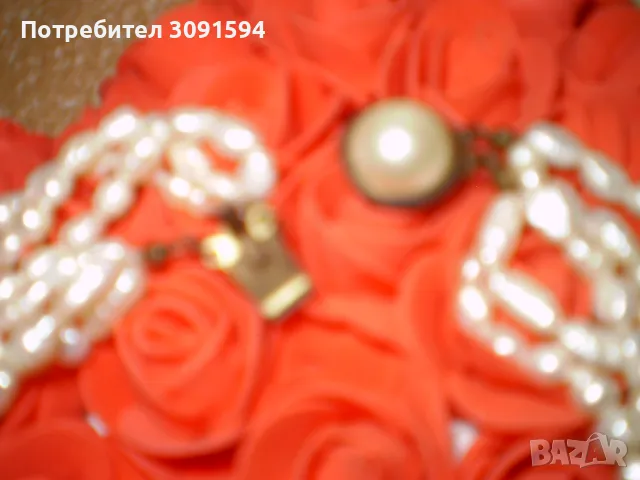 Огърлица от сладковадни    култивирани перли с 6 реда, снимка 6 - Колекции - 49491649