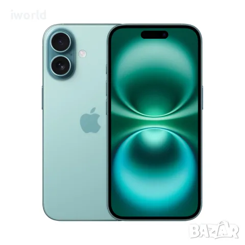  НОВ❗️ ГАРАНЦИЯ❗️ 💥iPhone 16 ❗️Лизинг от 25€/мес ❗️Teal 128GB - green / зелен, снимка 5 - Apple iPhone - 56197653