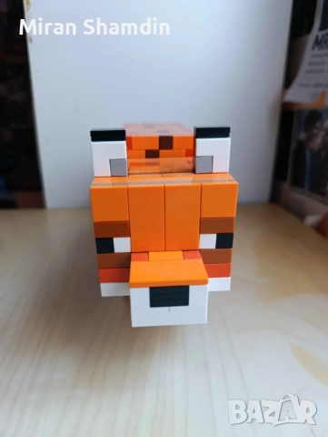 LEGO Minecraft 21588 The Fox – 100% пълен, с кутия и инструкции, снимка 3 - Конструктори - 54011542