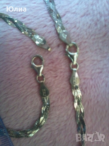 925 к-т плетеница, снимка 8 - Колиета, медальони, синджири - 52208436