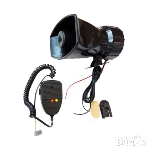 Сирена с микрофон 12 V 50 W