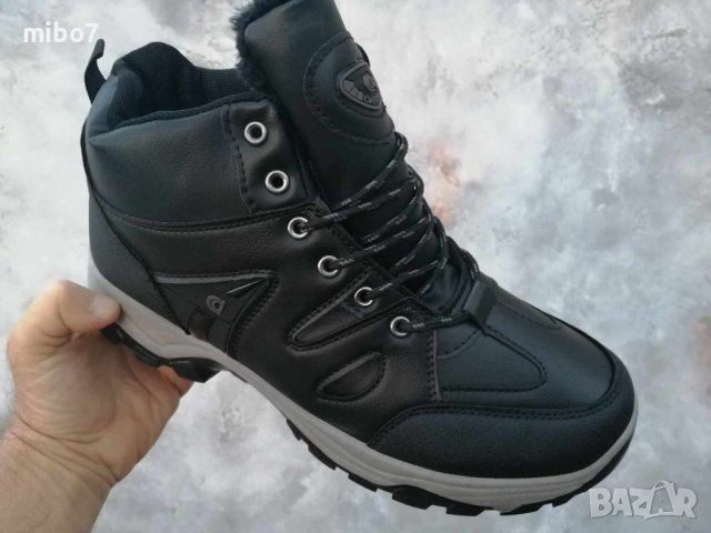 Мъжки зимни, спортни, туристически боти с топъл хастар Caidai, снимка 2 - Мъжки боти - 42852905