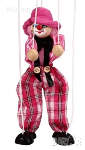Нови дървени кукли марионетки , снимка 4 - Кукли - 35418048