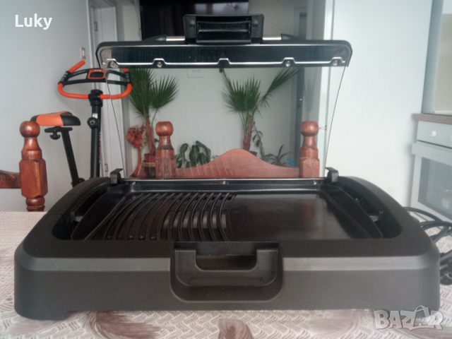 Продавам скара за барбекю Rohnson R-2510-2 200W.Размерите са на снимките., снимка 4 - Скари - 44815971