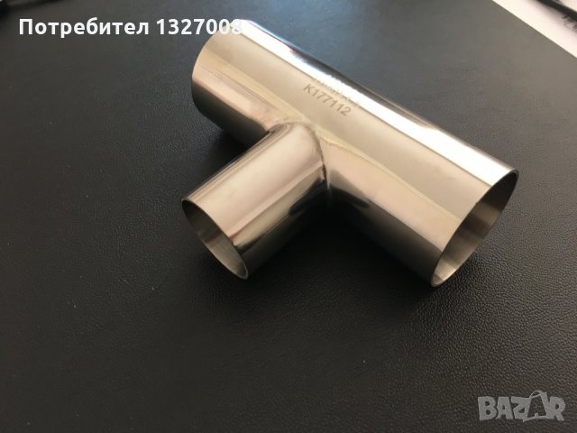 Неръждаем преходен тройник, полиран., снимка 2 - Други машини и части - 29925384