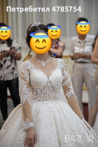 Булчинска рокля , снимка 2 - Сватбени рокли - 54069652