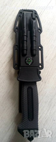 Нож с кания и компас, снимка 2 - Ножове - 53120876