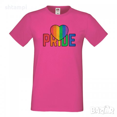 Мъжка тениска Pride Heart multicolor Прайд,Празник.Повод,Изненада, снимка 10 - Тениски - 37104978