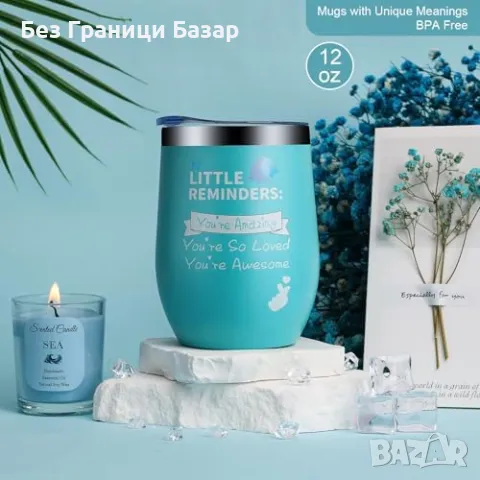 Нов Натурален подаръчен сет за жени – релакс с етерично масло и свещ, снимка 6 - Други - 48924542