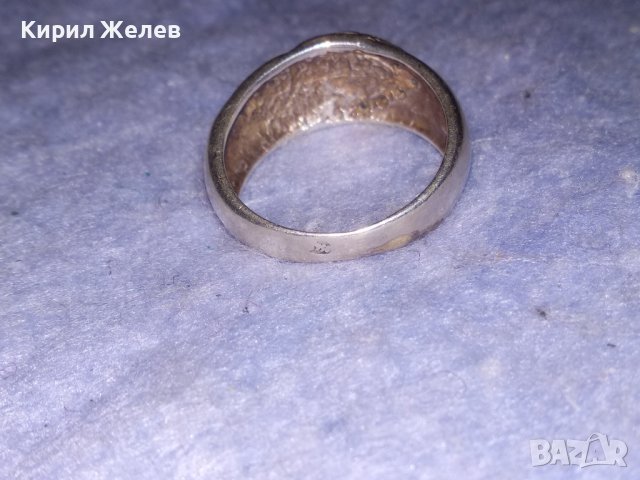 СКЪПОЦЕНЕН РЕТРО СРЕБЪРЕН ПРЪСТЕН ВИСОКА ПРОБА СРЕБРО ИНКРУСТИРАН сЮВЕЛИРНО ФАСЕТИРАНИ ЦИРКОНИ 34828, снимка 13 - Антикварни и старинни предмети - 40488082