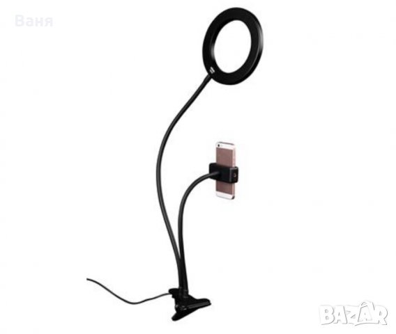 Селфи Ринг Светкавица LED за телефон с дистанционно Тик Ток, снимка 1 - Чанти, стативи, аксесоари - 31430432