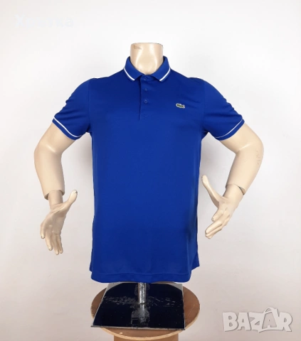 Lacoste Sport Ultra Dry - Оригинална мъжка тениска с яка размер M, снимка 2 - Тениски - 53928578
