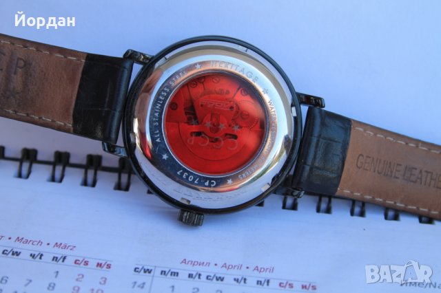 СССР часовник ''Слава Heritage'' автоматик /45 мм/, снимка 4 - Мъжки - 40657900