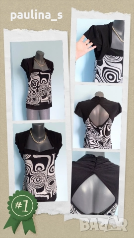 Пет различни броя / Дамски топ тип потник , снимка 10 - Корсети, бюстиета, топове - 51470092