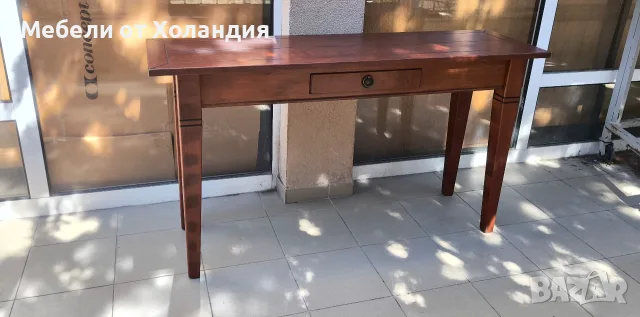 Конзолна маса от масив с чекмедже
