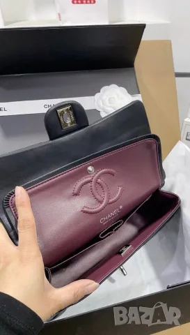 Chanel Classic Flap Bag – Black, снимка 9 - Чанти - 56467795