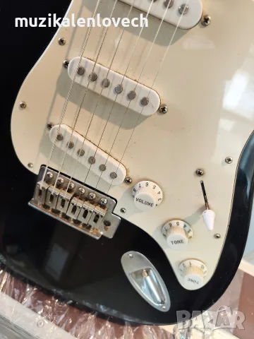 Електрическа китара C.Giant Strat / Stratocaster тип – черна, снимка 3 - Китари - 55720482