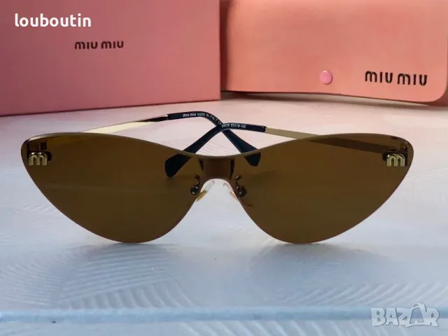 Miu 2024 дамски слънчеви очила котка 3 цвята, снимка 11 - Слънчеви и диоптрични очила - 48008780