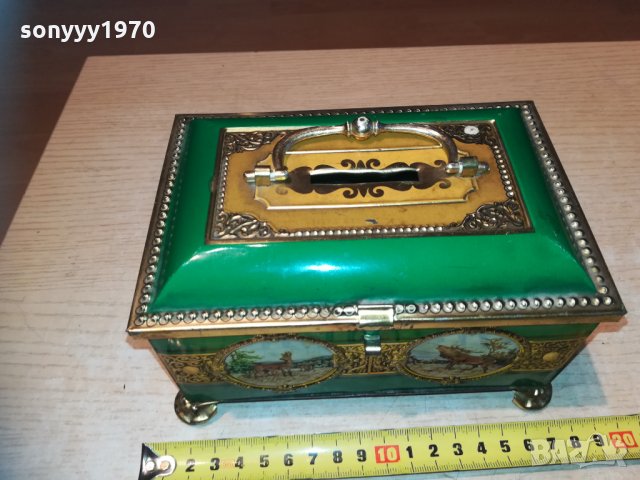 поръчана-метална кутия/касичка-внос франция 1702211804, снимка 6 - Антикварни и старинни предмети - 31854182