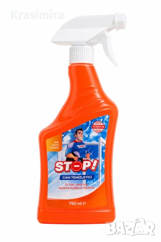 STOP Forte препарат за стъкла – 750 мл, силна формула без следи