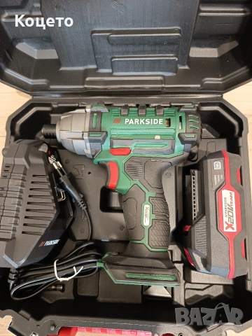 20V - 180Nm - Ударен винтоверт Parkside/Парксайд 