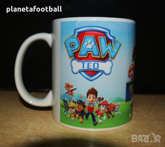 Чаша Пес Патрул!Детски чаши с любими герой!Чаши PAW Patrol с име!