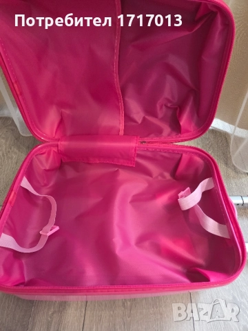 Розов детски куфар Hello Kitty на колелца, снимка 6 - Други - 51483561