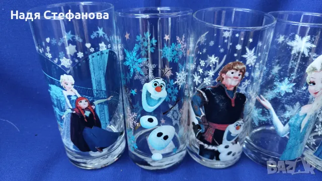 Стъклени чаши, замръзналото кралство FROZEN , снимка 4 - Колекции - 47326757