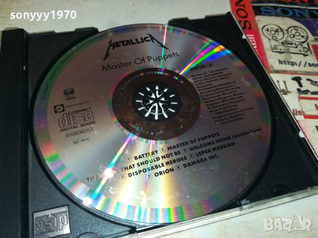 metallica cd 2510252234, снимка 15 - CD дискове - 52181292