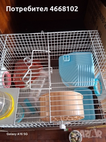 Клетка за хамстери , снимка 5 - Хамстери - 52650227