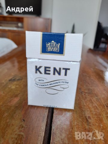 Стара кутия от цигари Kent