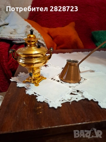 продавам малки джезве и самовар, снимка 2 - Антикварни и старинни предмети - 54062792