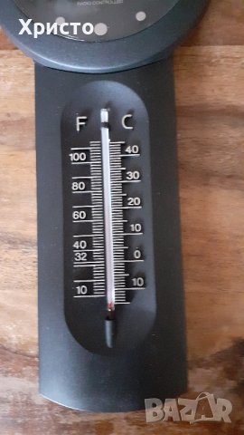 стенен часовник с термометър Хенкелс Henkels Германия, снимка 2 - Стенни часовници - 44251868