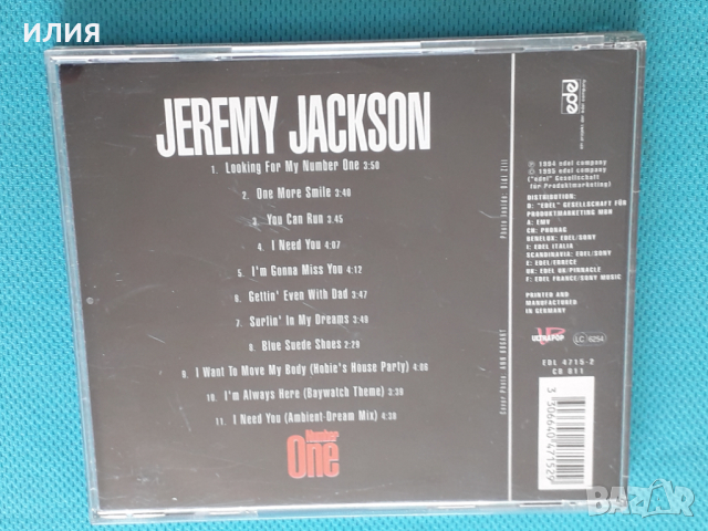 Jeremy Jackson – 1997- Number One(Europop,Euro House), снимка 5 - CD дискове - 44767684
