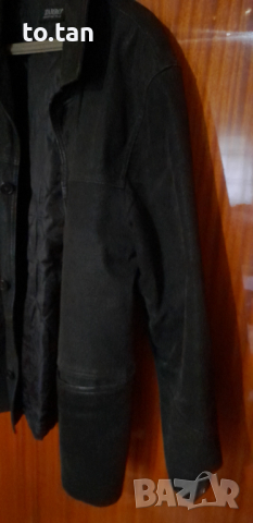 Кожено (велурено) яке , снимка 3 - Якета - 44733431