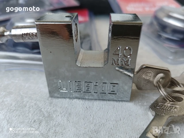 Катинар стоманен, катинар от твърда стомана  40 мм, LIEBIDO, снимка 1