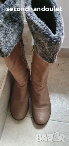 Дамски ботуши от естествена кожа, снимка 3 - Дамски ботуши - 42597460