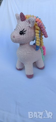 Плетени играчки - еднорог и лама, снимка 9 - Плюшени играчки - 37509319