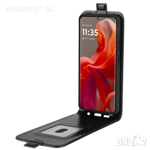 Motorola Moto G85 Flip2 Кожен Калъф и Скрийн Протектор, снимка 5 - Калъфи, кейсове - 49010224