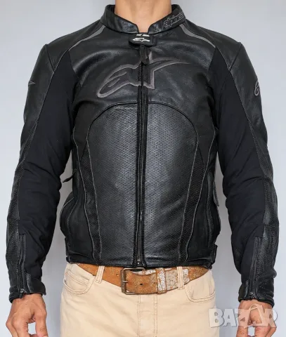 Кожено мото яке Alpinestars Avant Perforated – размер EU 52 / L