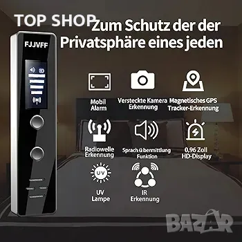 Детектори за скрити камери 6 в 1: 1. Откриване на радиочестотен сигнал, снимка 3 - Друга електроника - 48777011