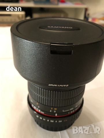 Обектив за Nicon z Samyang, снимка 11 - Обективи и филтри - 54115415