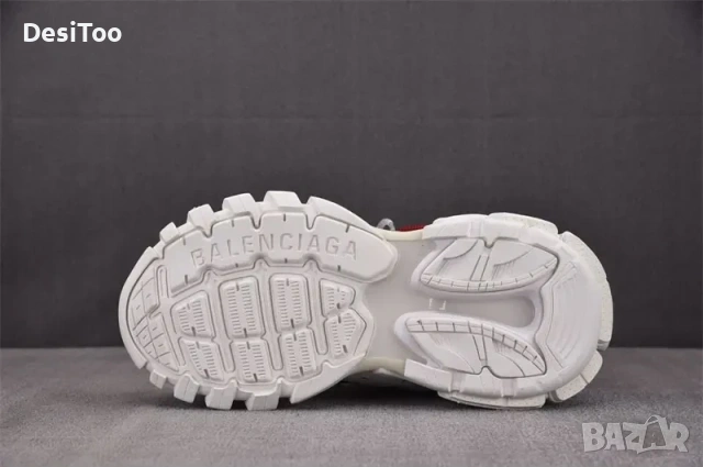 Balenciaga Track Sneaker "White/Red Laces , снимка 2 - Маратонки - 54358362