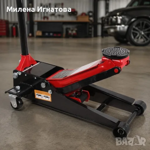 Хидравличен крик тип "Крокодил" 2.5T – 2500 кг, нисък профил, повдигане 80–359 мм, снимка 2 - Аксесоари и консумативи - 55811308