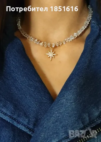 Чокър ръчна изработка , снимка 2 - Колиета, медальони, синджири - 48052691