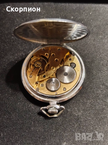 Швейцарски джобен часовник - RW METAL HROME- 17 RUBIS, снимка 7 - Джобни - 49418171